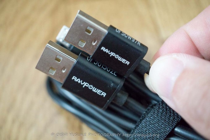 RAVPOWER USBケーブル5本セット